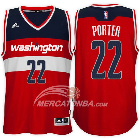 Maglia NBA Porter Washington Wizards Rosso